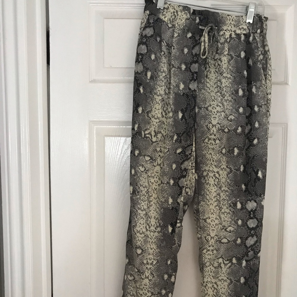 Leopard print slacks